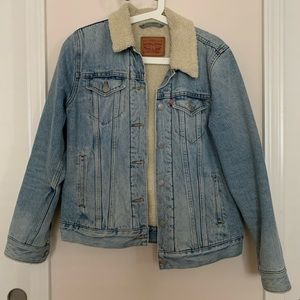 Levi's Sherpa jean jacket